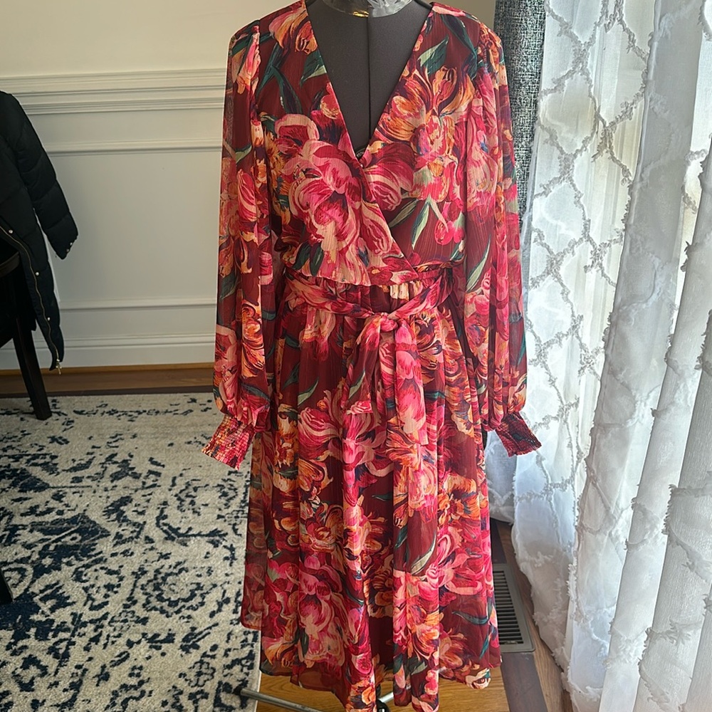 Flying Tomatoes Floral Dress